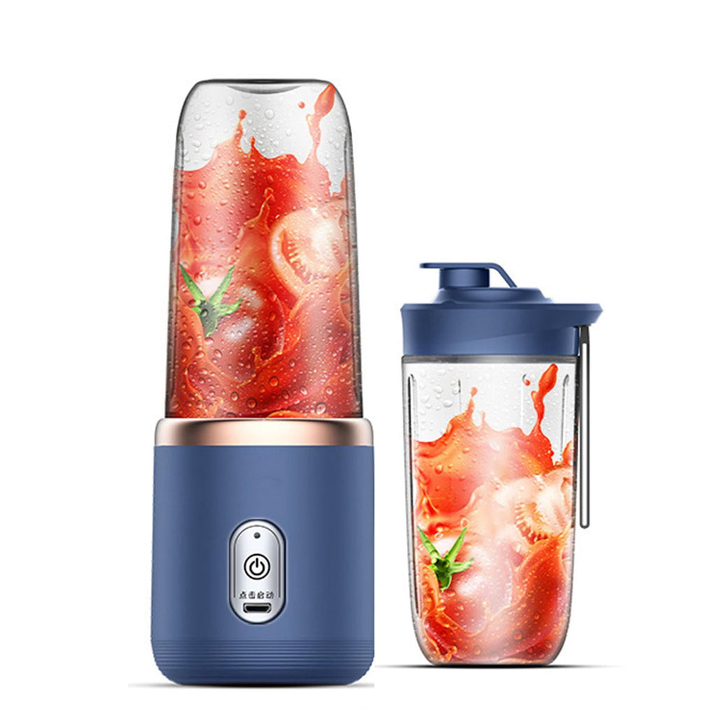 400ml Portable Blender, USB Fruit Mixer Juicer Cup for Milkshake Smoothies , Blue