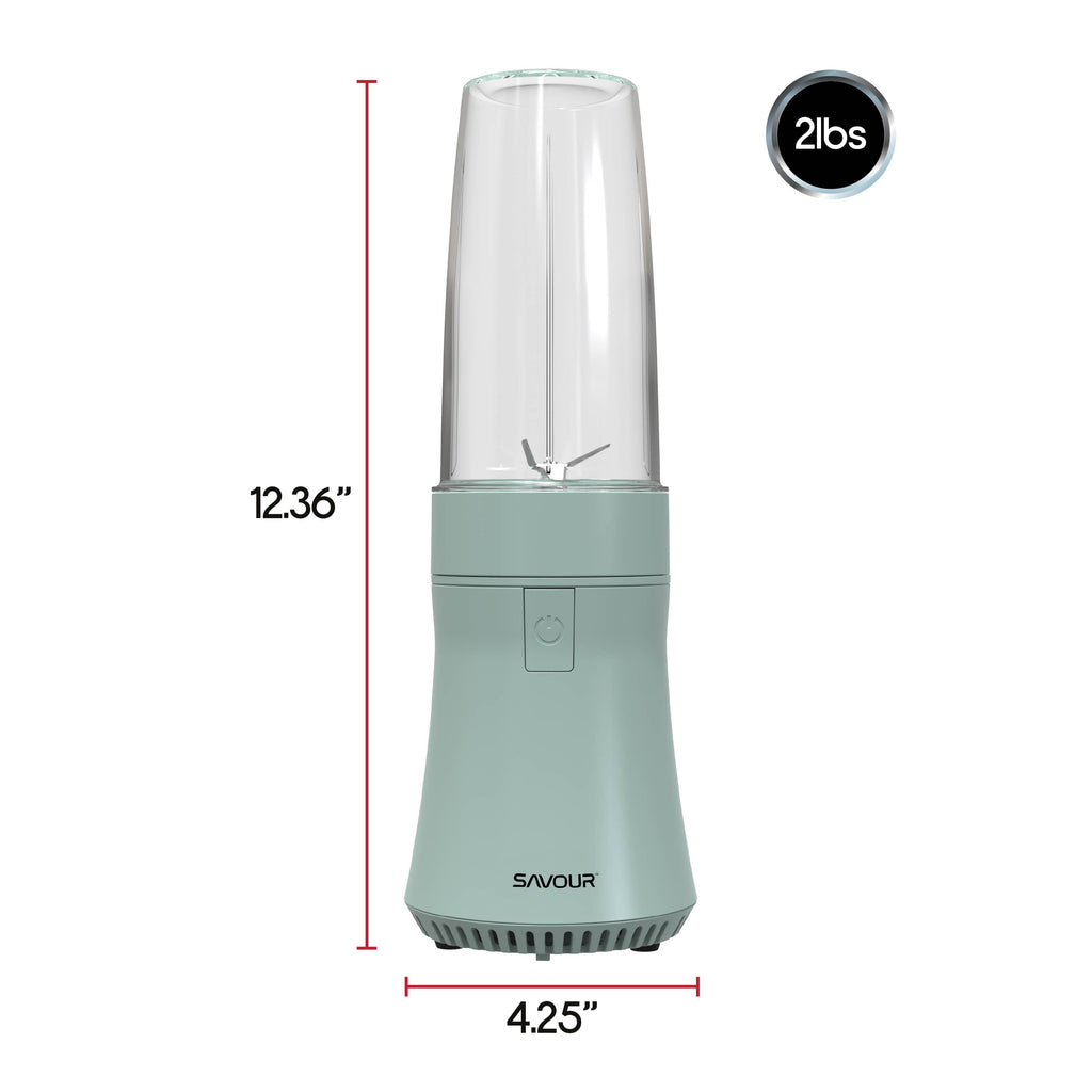 by 300W Mini Smoothie Blender – 18oz. Countertop Mini Blender for Smoothies, Sauces, Cocktails and More