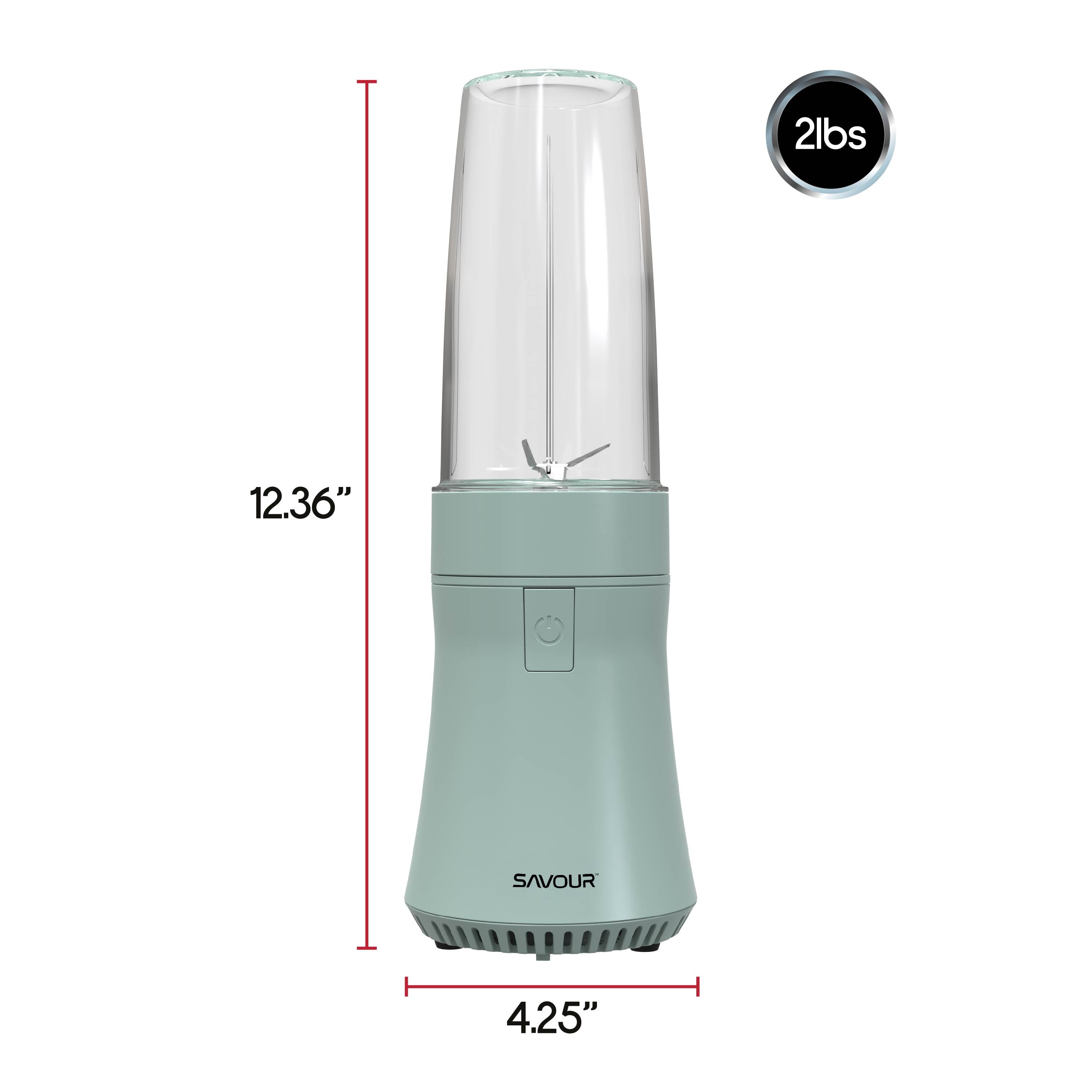 by 300W Mini Smoothie Blender – 18oz. Countertop Mini Blender for Smoothies, Sauces, Cocktails and More