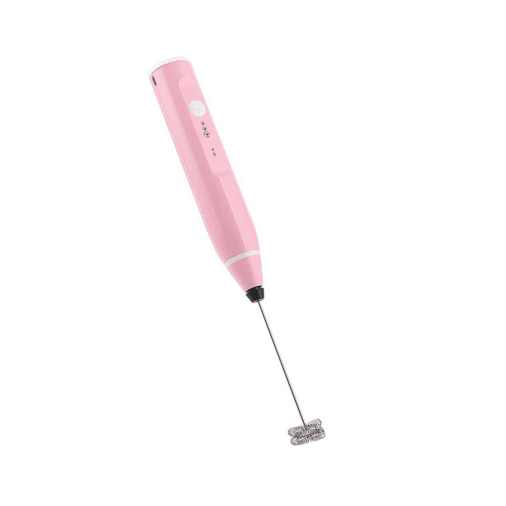 Mini Electric Handheld Milk Frother Electric Blender with USB Electrical Maker Whisk Mixer for Milk Frother Cappuccino,B