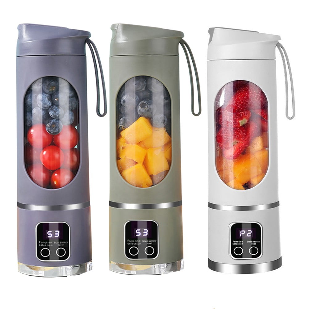 Mini blender with 8 or 12 steel blades 450ml travel cup blender for picnic