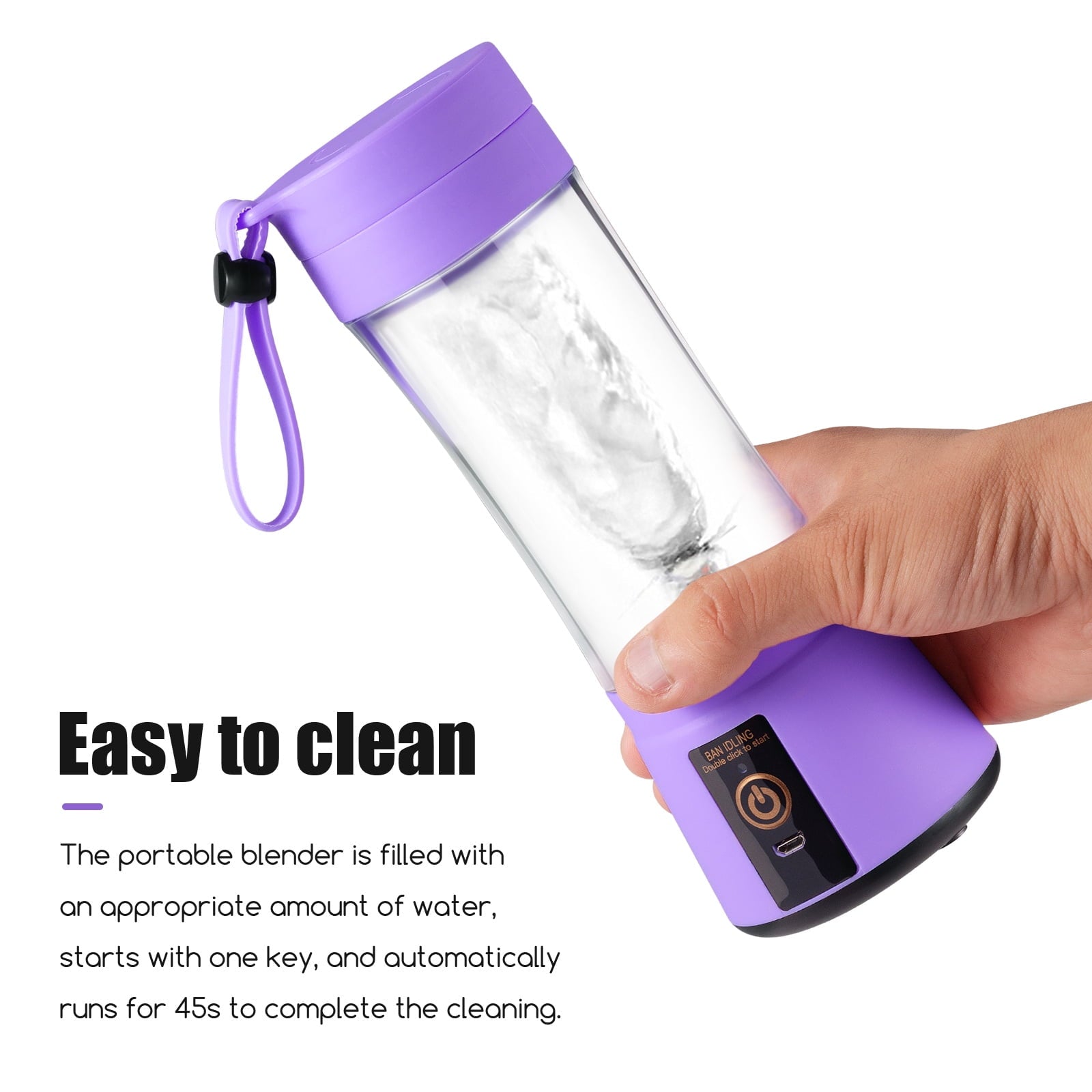 Battery Powered Blender, Purple