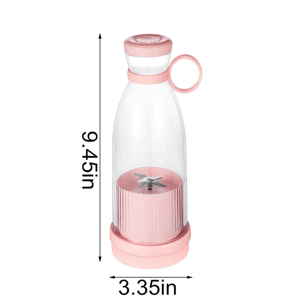 Portable Blenders, Personal Blenders for Shakes and Fruit Juicer, USB Rechargeable with 6 Blades, Handheld Blenders for Sports Travel and Outdoors (1 Pack)