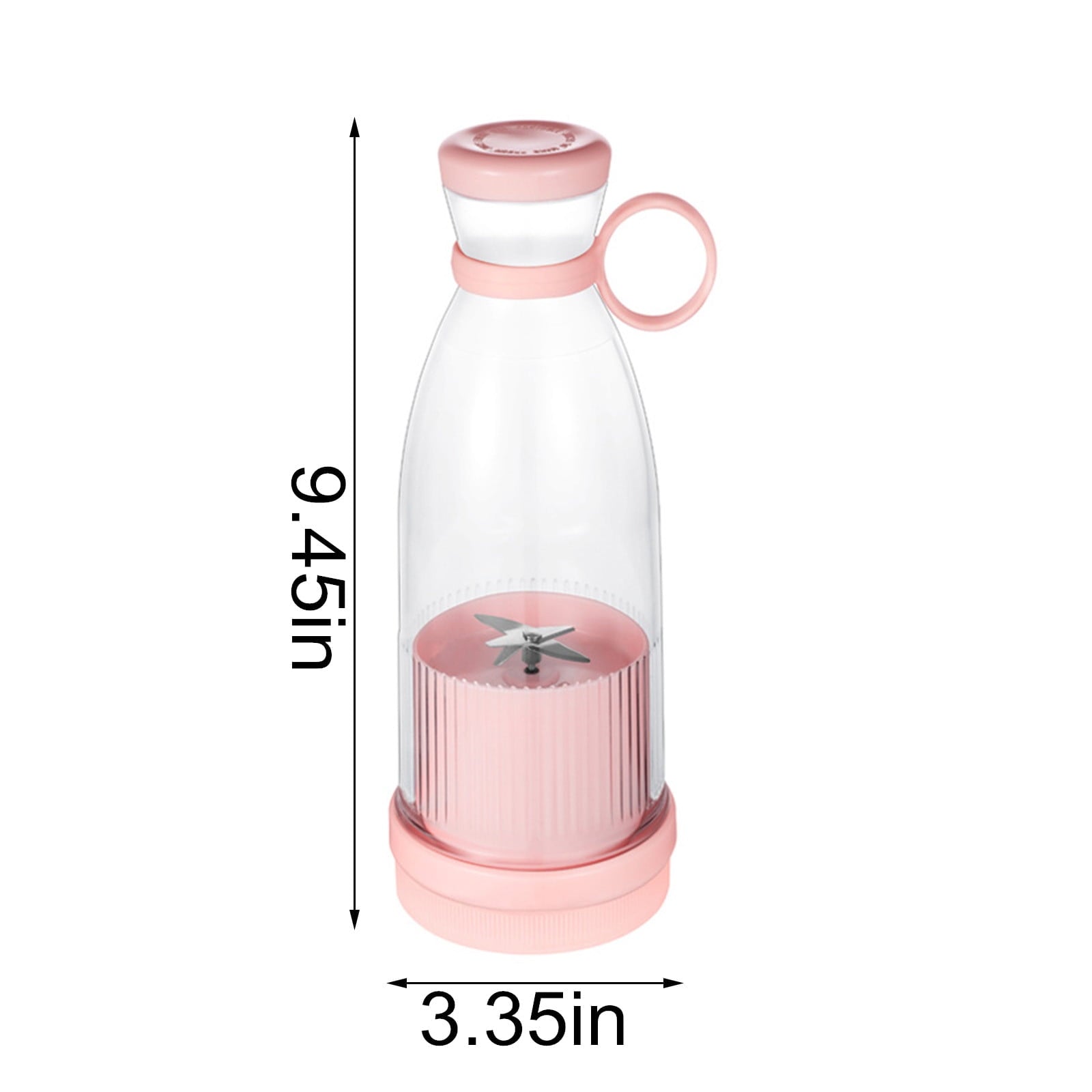 Portable Blenders, Personal Blenders for Shakes and Fruit Juicer, USB Rechargeable with 6 Blades, Handheld Blenders for Sports Travel and Outdoors (1 Pack)