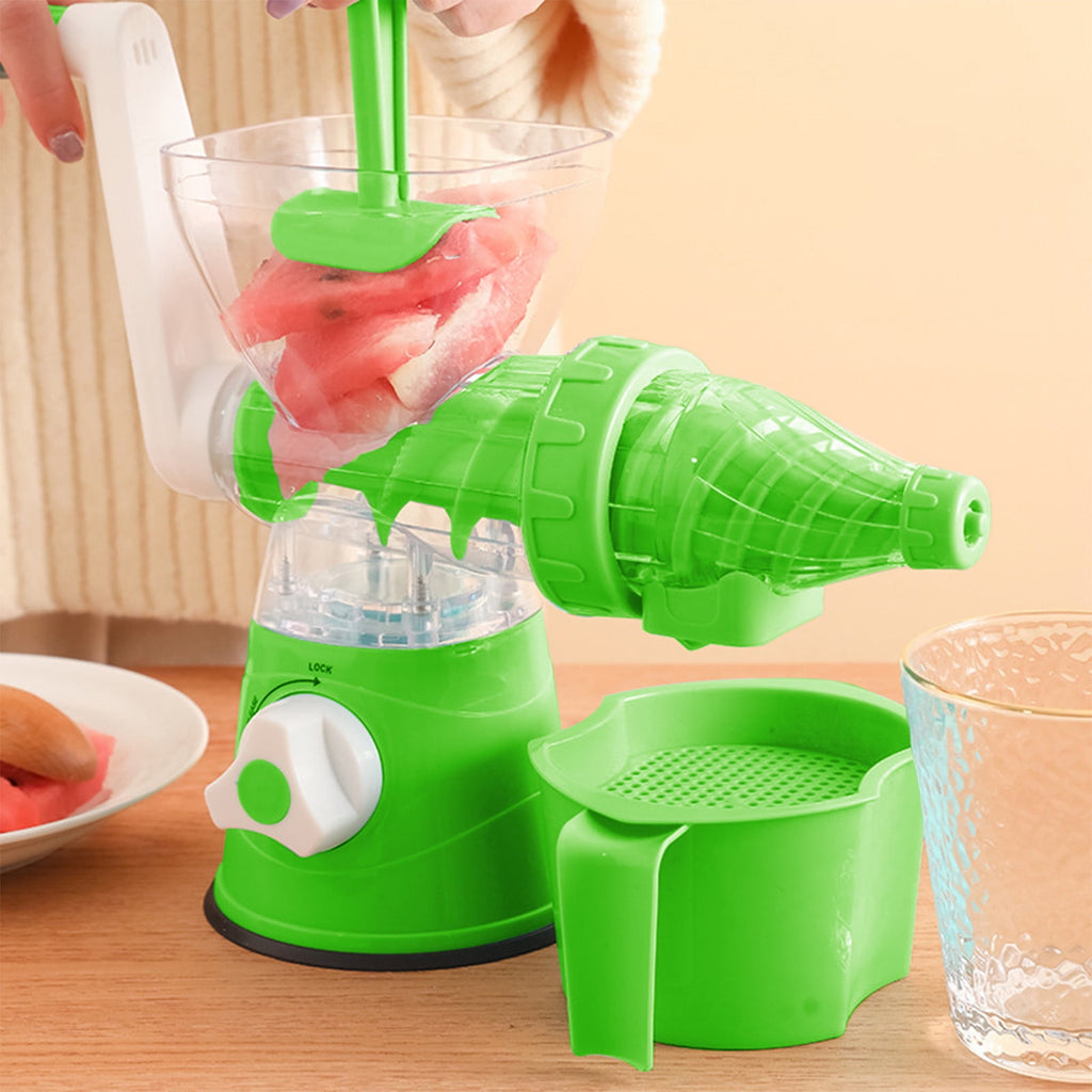 under $5 Hand Operated Juicer, Small Household Fruit Juice Squeezer, Multi-function Cold Press Juicer for Making Ice Cream Beverages, Efficient Juice Extraction Device