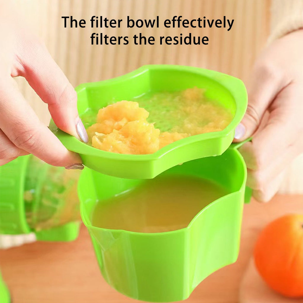 under $5 Hand Operated Juicer, Small Household Fruit Juice Squeezer, Multi-function Cold Press Juicer for Making Ice Cream Beverages, Efficient Juice Extraction Device