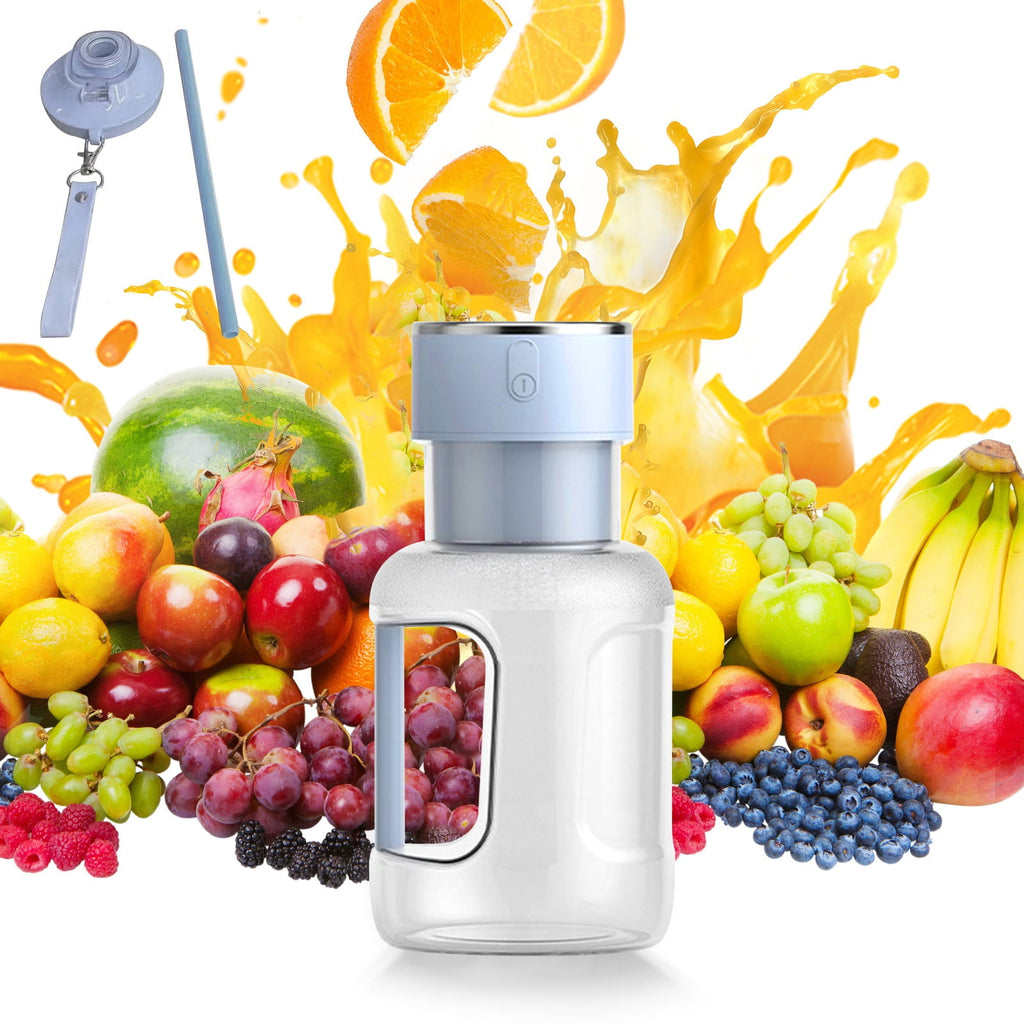 Portable Blender under $5! Portable Blender for Shakes, Personal Size Blender Cup, Rechargeable Smoothie Blender, 8-Blade USB Blender, Travel Fruit Juicer and Mixer