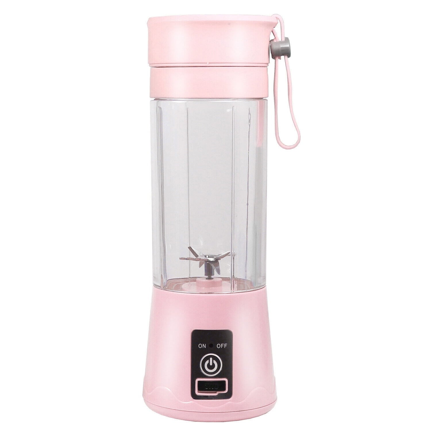 Mini Fruit Juice Mixer with USB Rechargeable,Personal Size Blender for Smoothies and Shakes,White