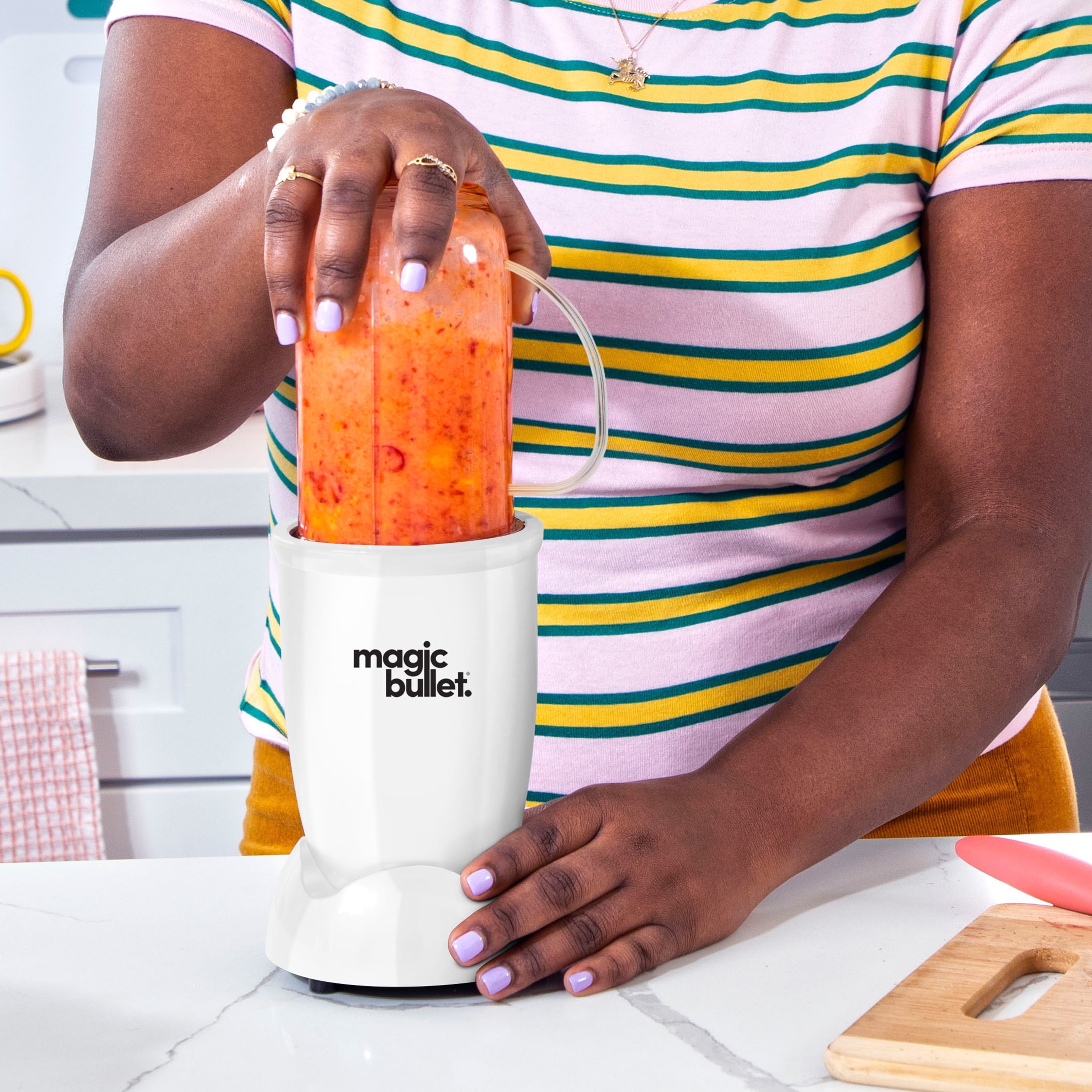 , 4pc. Personal Blender, White