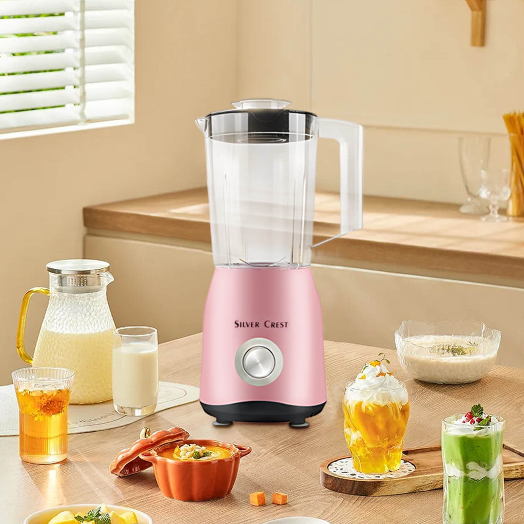 Multifunctional Juicer &amp; Food Processor, 110V Electric Blender for Smoothies, Sauces &amp; Soups, High-Power Wall Breaking Technology, Easy Operation, Durable Plastic, Space-Saving Kitchen Appliance, Pink