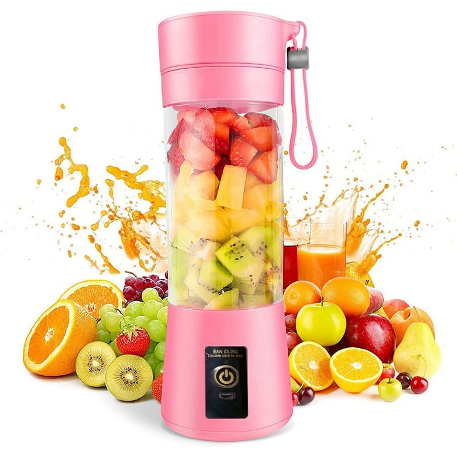 Portable Blender Mini Blender for Shakes and Smoothies Rechargeable USB 380Ml Traveling ma1721