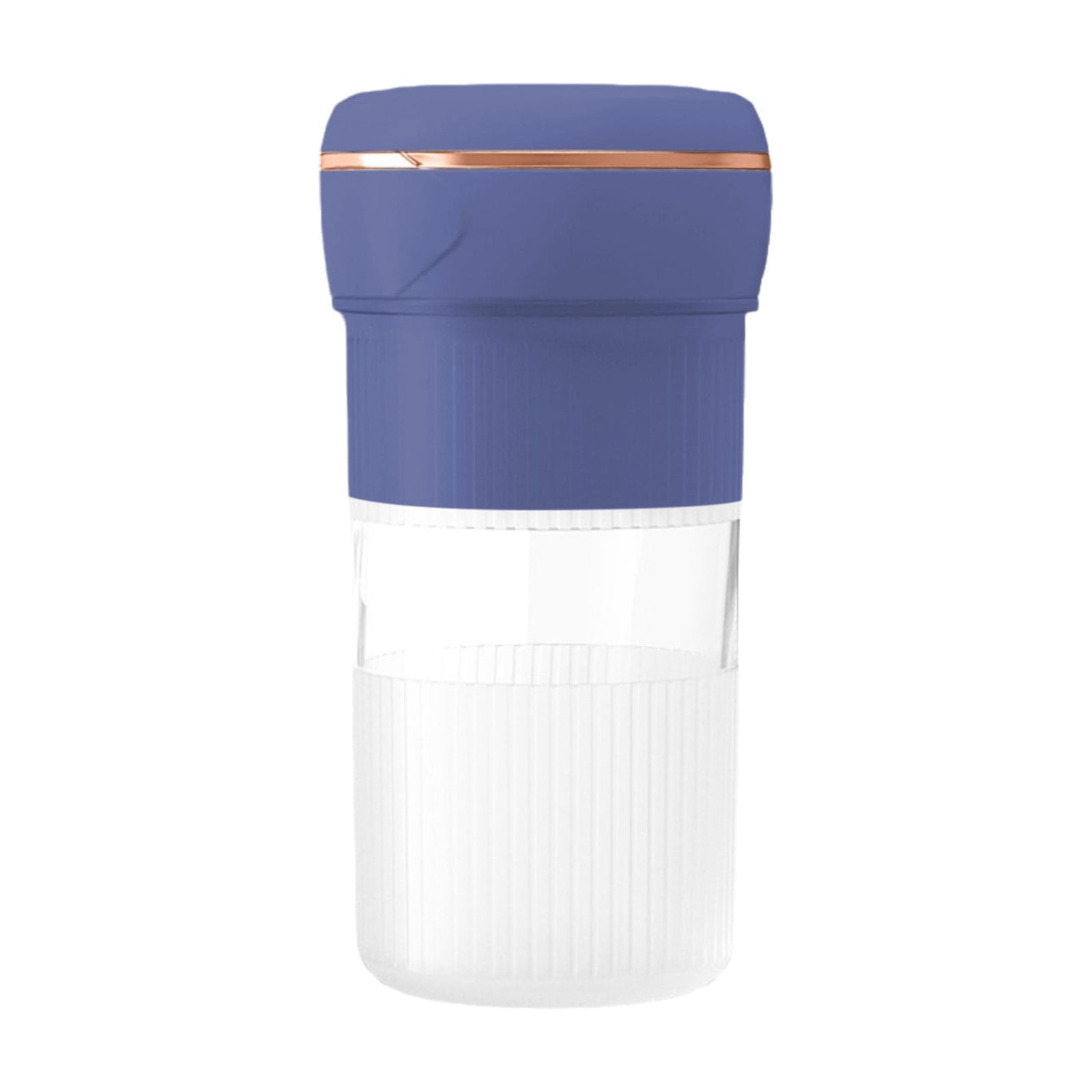 Portable Juicer Cup 6 Blade Mini Smoothie Blender 450ML USB Rechargeable Fruit Mixer Powerful Stainless Steel Motor Quick Blend Fresh Juice Maker for Travel Office Home Fitness Party Gift