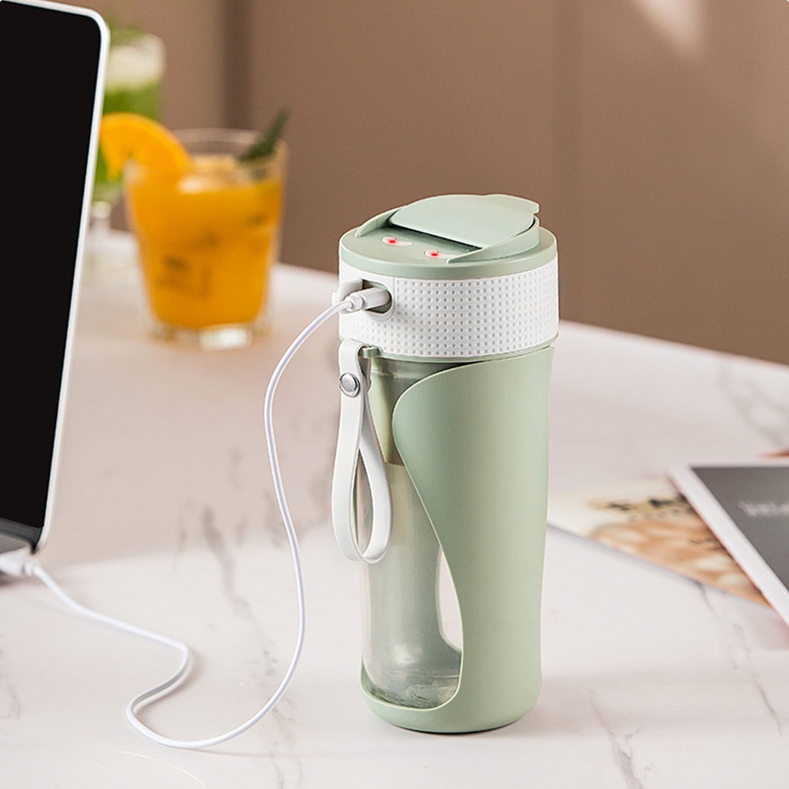 Fruit Juicer Household Small Portable, Multifunction Wireless Juicer Cup for Smoothies