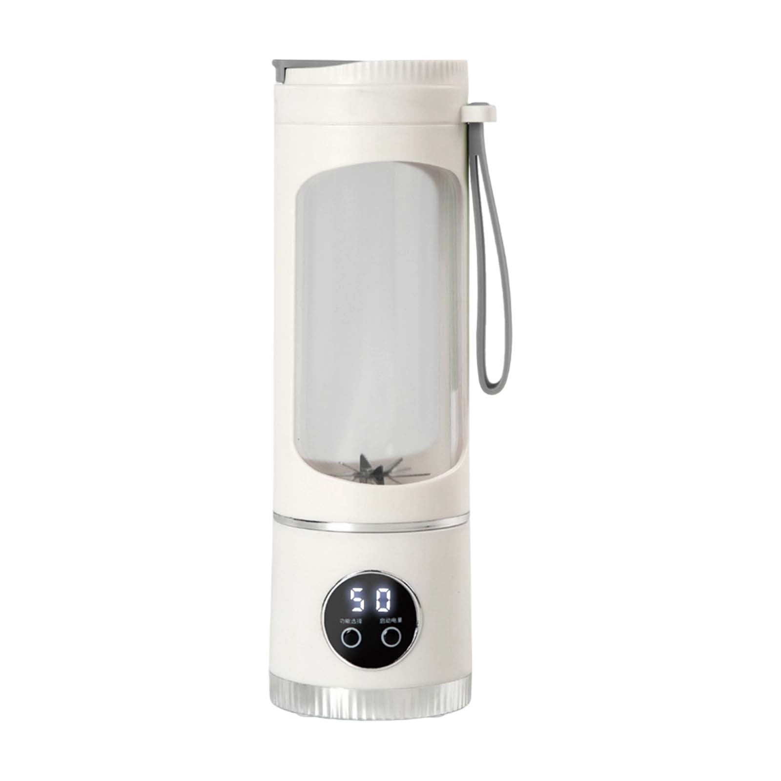Digital Multimode Juicer 450ml Portable Digital Display Juicer Mini Juice Cup With 12 Stainless Steel Smart LED Display For Diet