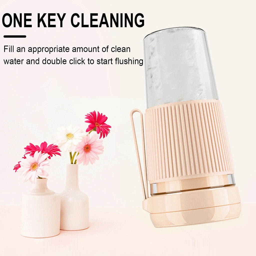 Multifunctional Juicer Small Juicer Squeezed Juicer Automatic Portable Juicer Usb Battery Powered (Pink)