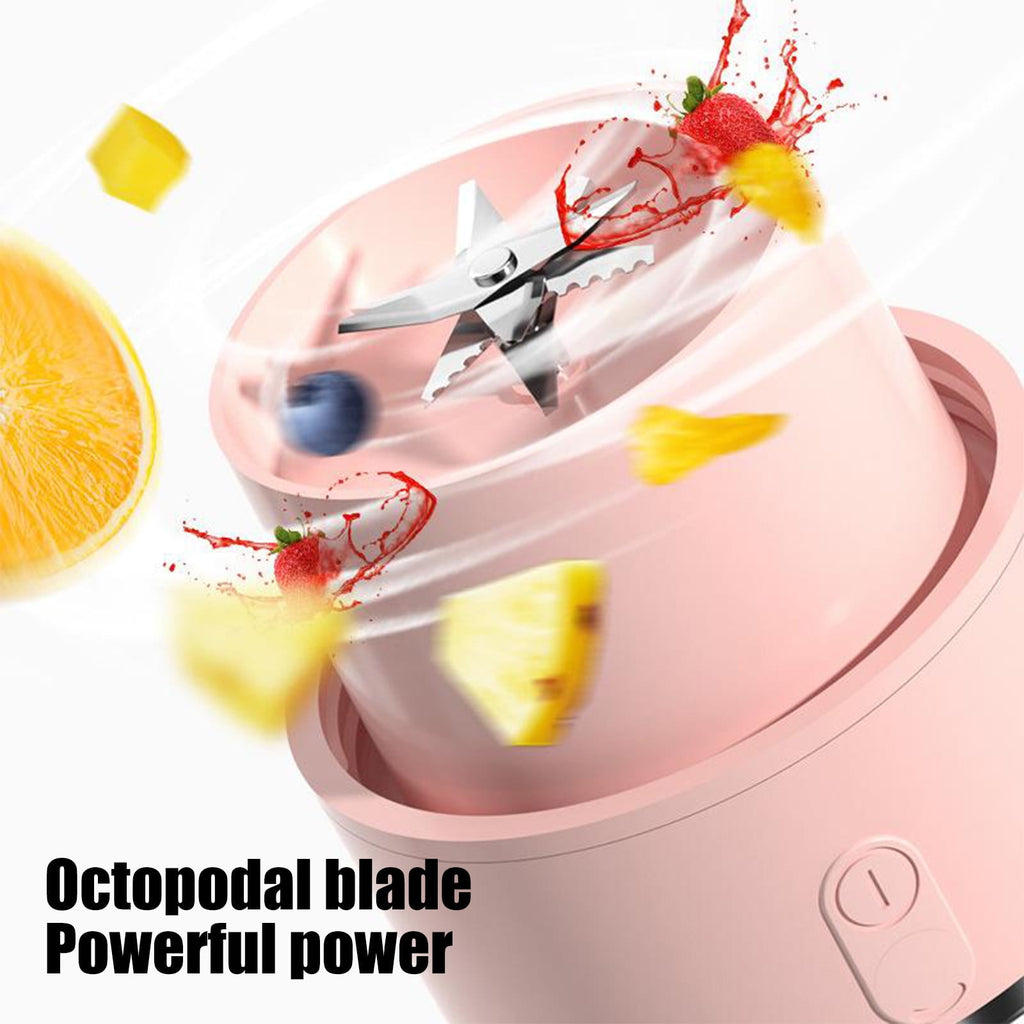 Rechargeable Portable Blender,Personal Smoothie Maker with 8 Blades,Large Capacity Juicer Cup for Shakes,Frappes,and Fruit Drinks