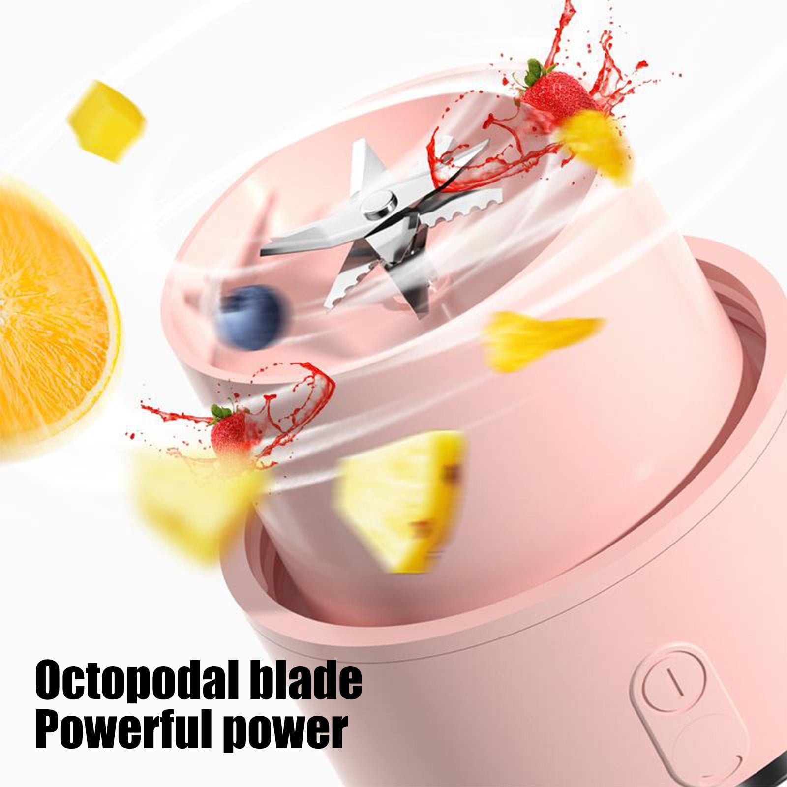 Rechargeable Portable Blender,Personal Smoothie Maker with 8 Blades,Large Capacity Juicer Cup for Shakes,Frappes,and Fruit Drinks