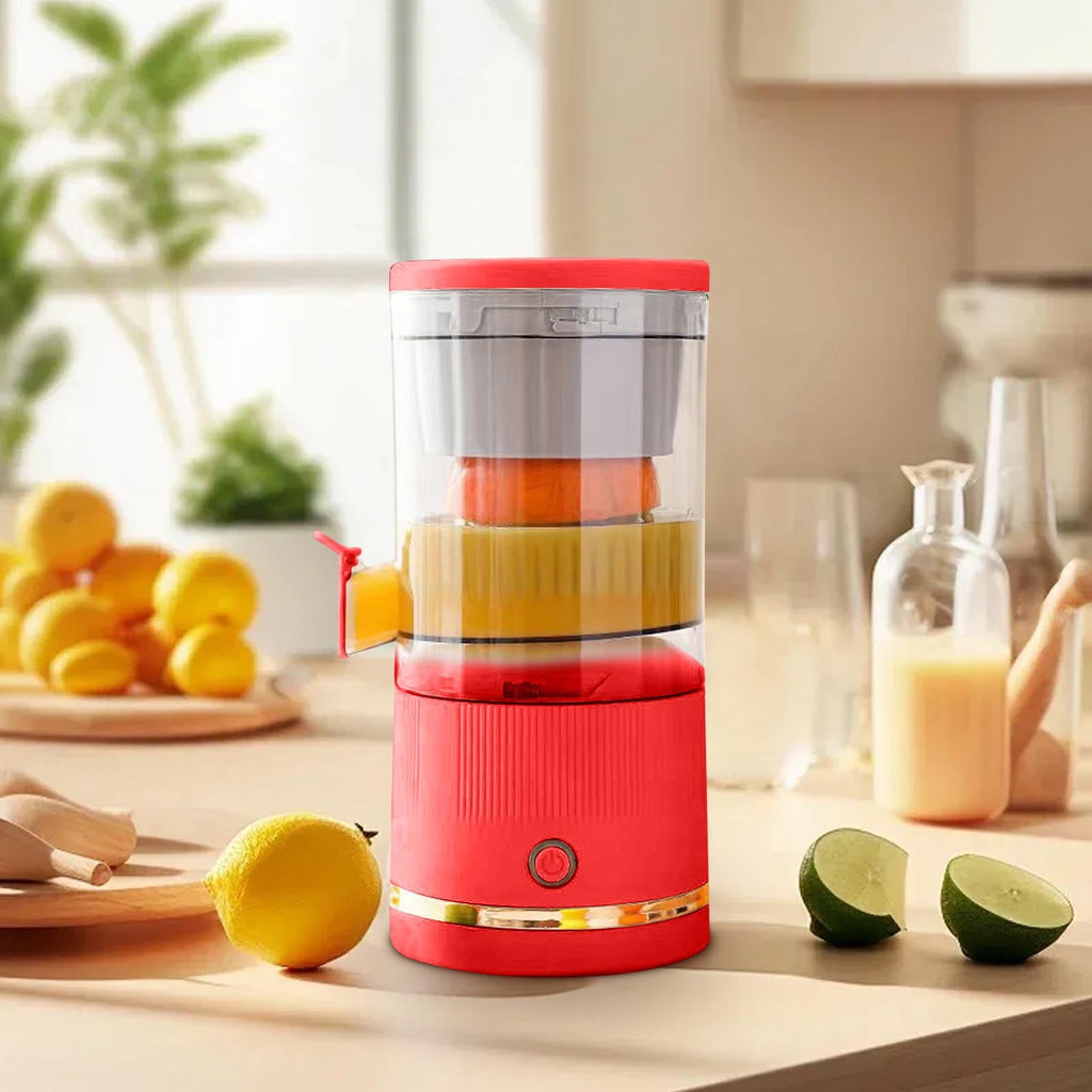 Automatic Separation Juicer, Portable Rechargeable Juicer, USB Charging, Multifunctional Juicing, Motor, abs, for Vegetables and Fruits, Easy Clean, 11.2x13.8x23.8cm