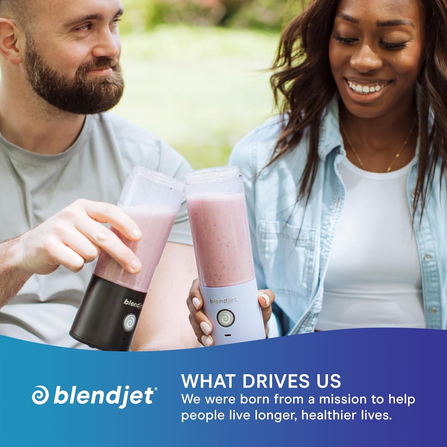 Portable Blender for Smoothies &amp; Shakes - 16oz Cordless Personal &amp; Small Blender, USB-C Rechargeable &amp; Self Cleaning - Quiet Mini Travel Blender with Stainless Steel Blade (Black)