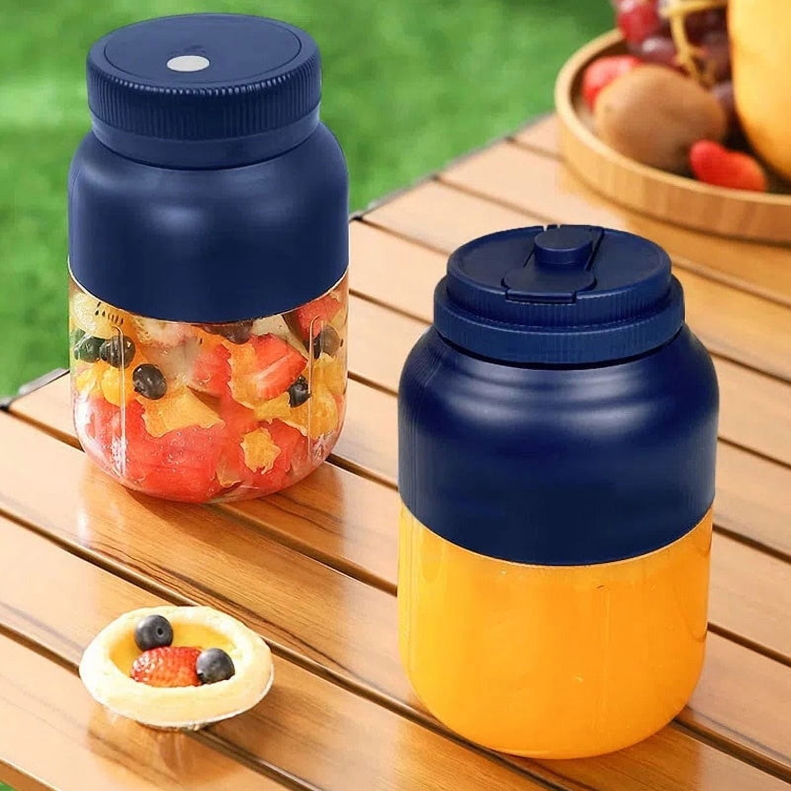 3 Pcs High-Speed Travel Blender, 18,000 RPM with Type-C Charging, 1.3L(Multicolor)