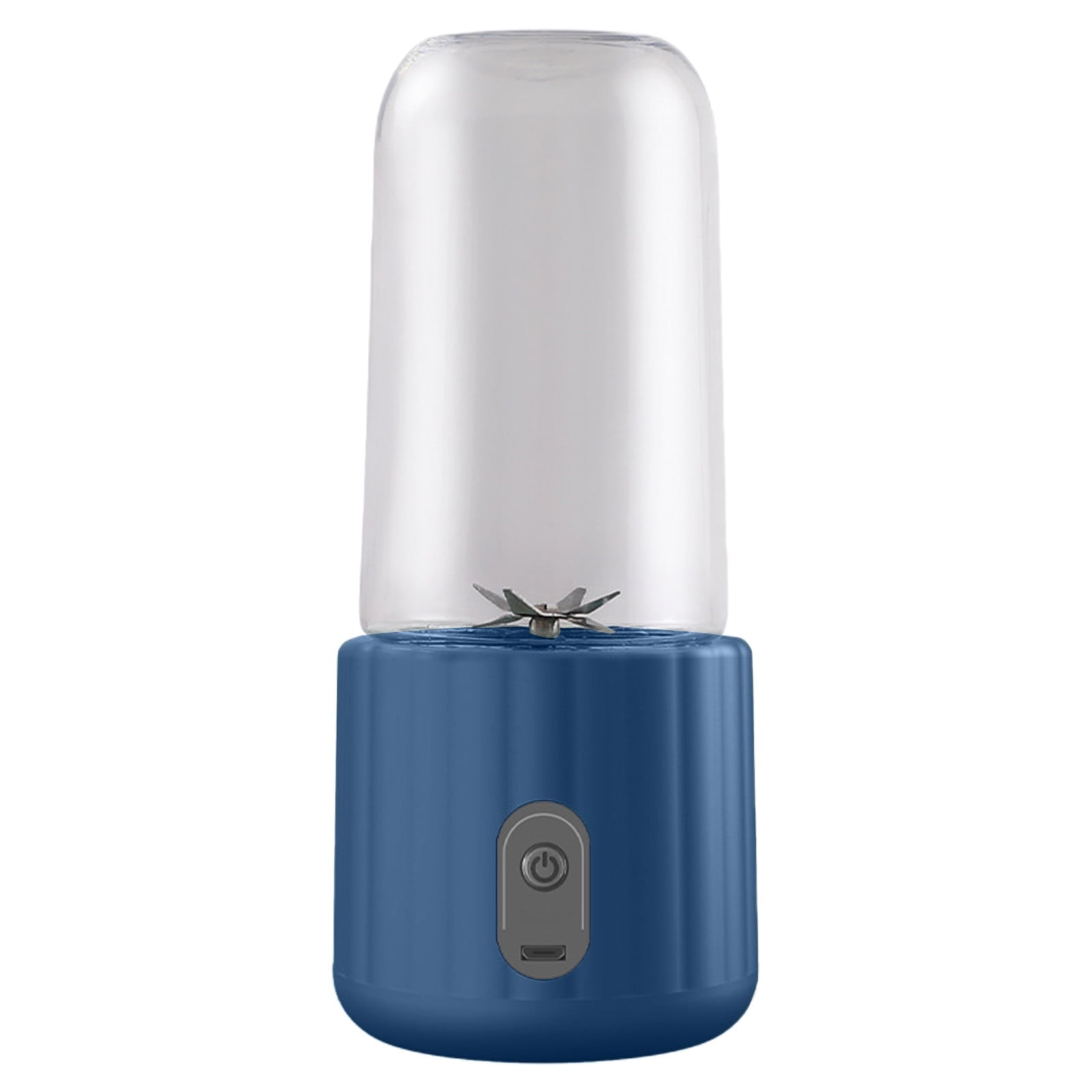 Portable Rechargeable Juicer Small Juicer Cup with 6 Blades, Student Home Multifunctional Juicer Machine 380ml Handheld for Sports, Travel