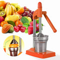 Centrifugal Juicer,Stainless Juicer Extra Large Commercial Grade Manual Hand Countertop Squeezer For Fresh Orange Juice