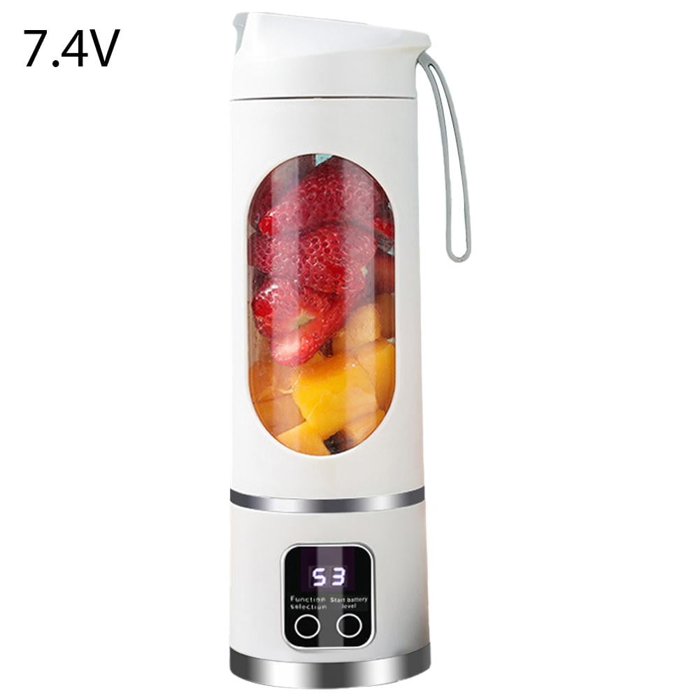Digital Display Juicer-Smart LED Display,3 Speed12- Fresh Juice Bottle,Diet-Friendly Multimode Blender, USB Rechargeable 450ML Portable juicer Shakes and Smoothies Blender Small Blenders Mixing
