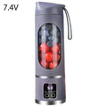 Digital Display Juicer-Smart LED Display,3 Speed12- Fresh Juice Bottle,Diet-Friendly Multimode Blender, USB Rechargeable 450ML Portable juicer Shakes and Smoothies Blender Small Blenders Mixing