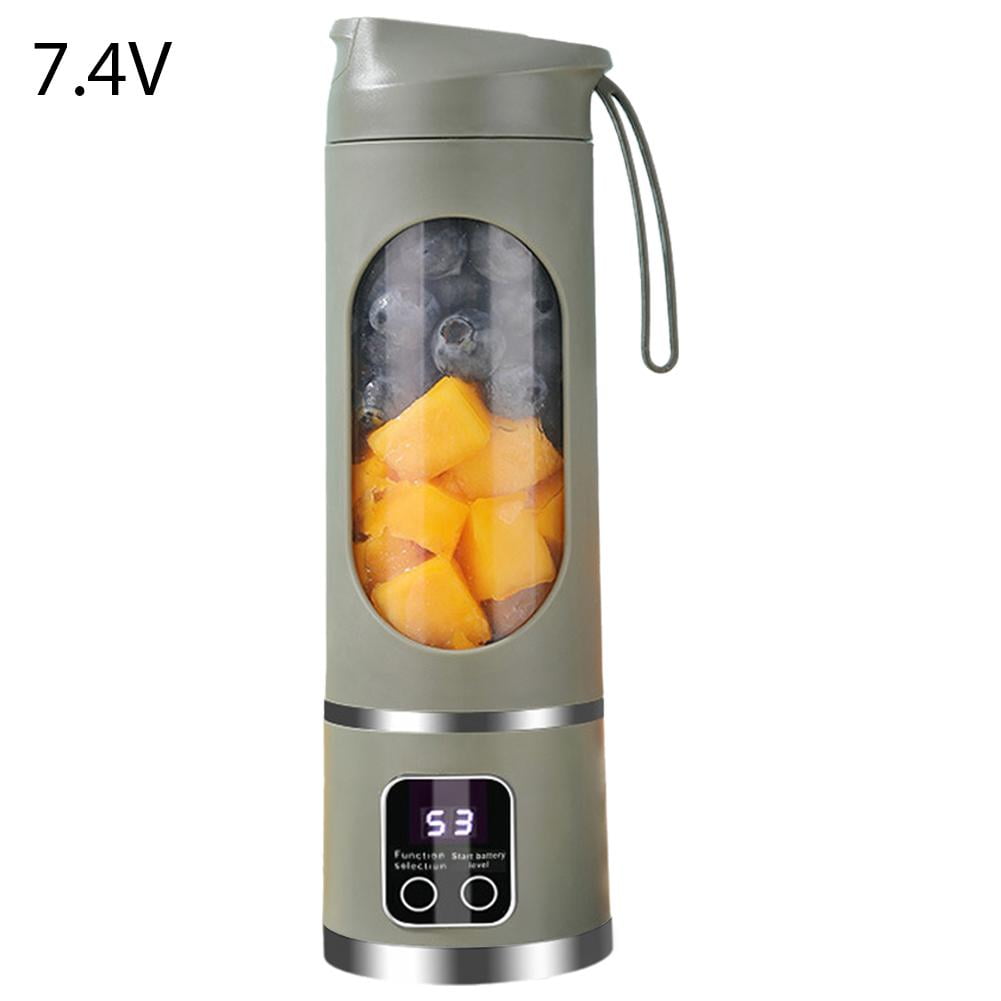 Digital Display Juicer-Smart LED Display,3 Speed12- Fresh Juice Bottle,Diet-Friendly Multimode Blender, USB Rechargeable 450ML Portable juicer Shakes and Smoothies Blender Small Blenders Mixing