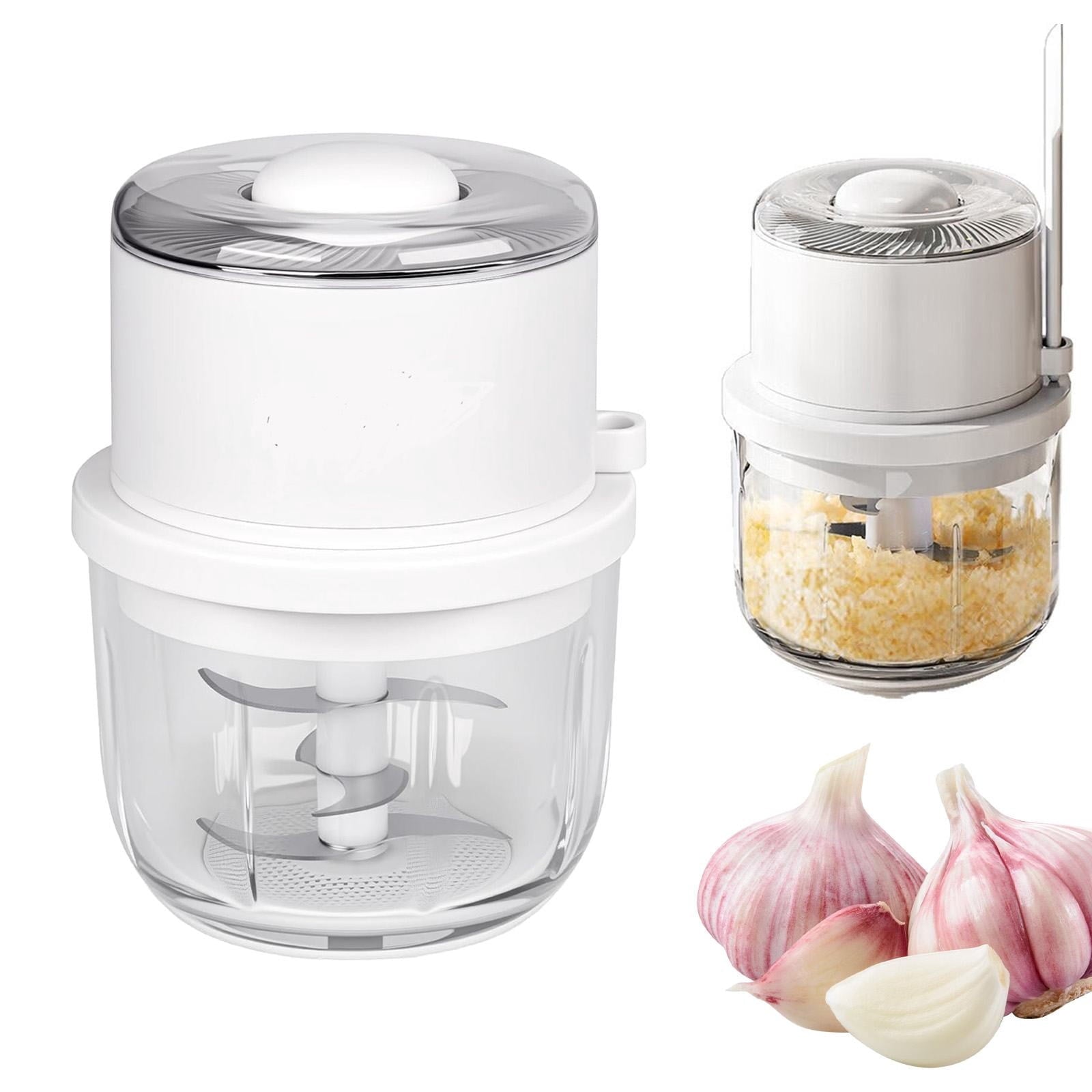 Mini Electric Food Blender 250ml – Small Portable Mixer with Powerful Motor &amp; Stainless Steel Blades, One-Click Operation, Easy to Clean, tpc Rechargeable, for Baby Food, Smoothies, Spices, Meat
