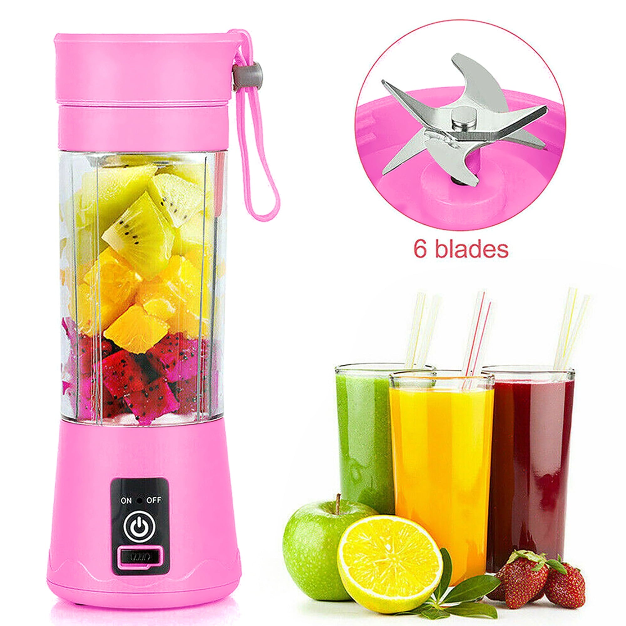 380 mL Extractor Cup Electric Juicer, Purple
