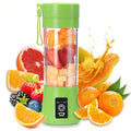 Blender - Portable Juicer with 6 Blades Handhold Rechargeable Electric Juicers Machines for Vegetable Fruit Smoothie Blender for Kitchen Home Travel Outdoors