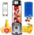 Glass blender for shakes and smoothies glass bottle blender cordless jar for shakes and smoothies cordless mixer handheld rechargeable mini juicer