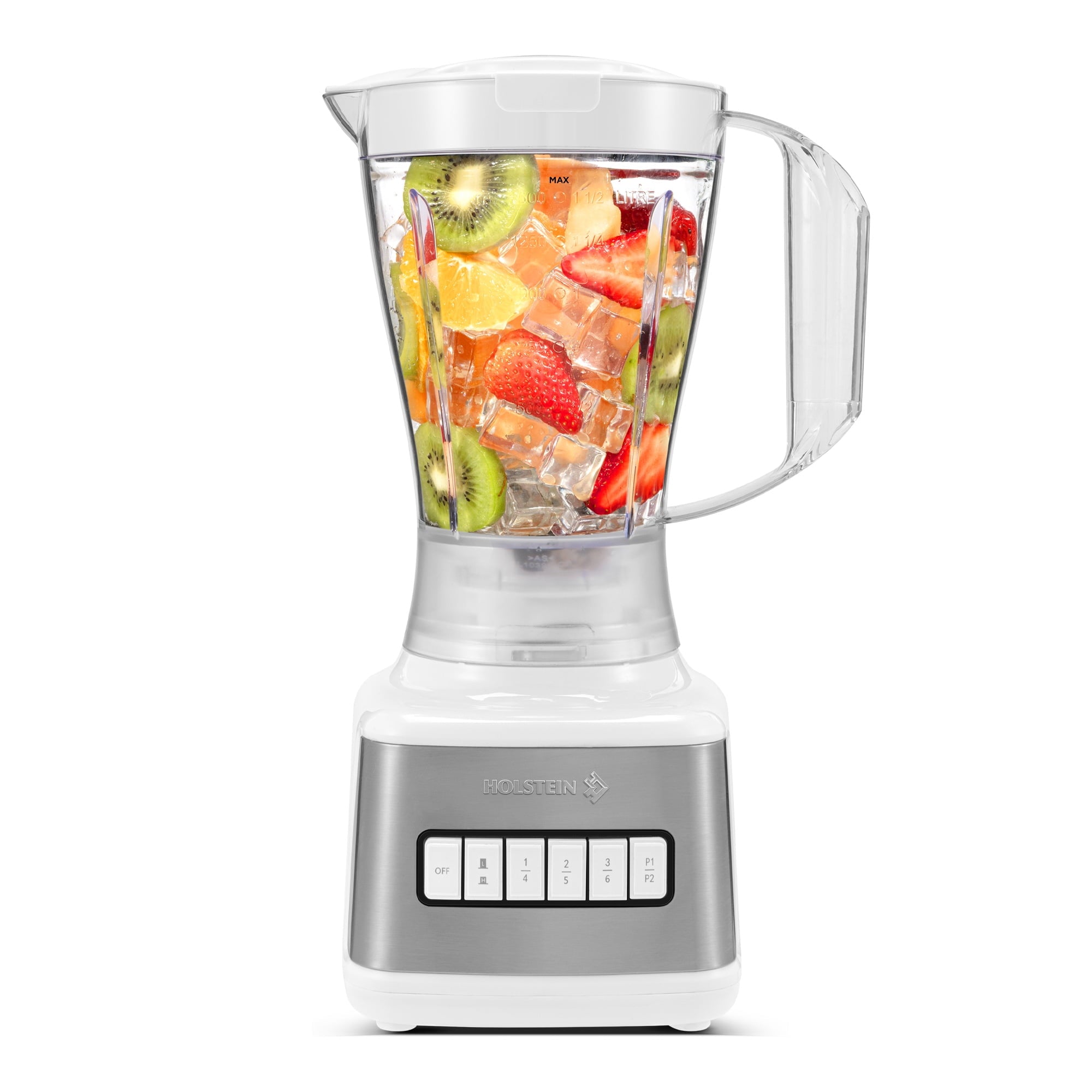 8-Speed Blender 500W Motor, 48 oz Plastic Jar, and Intuitive Controls for Effortless Blending - Elevate Your Culinary Experience Now - Kitchen Essential