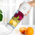 Portable USB Rechargeable Juicer, 4 Ultra-Blades Smoothie Maker, Personal Fruit Blender for Home, Travel, Office, Gym, Easy to Clean and Carry