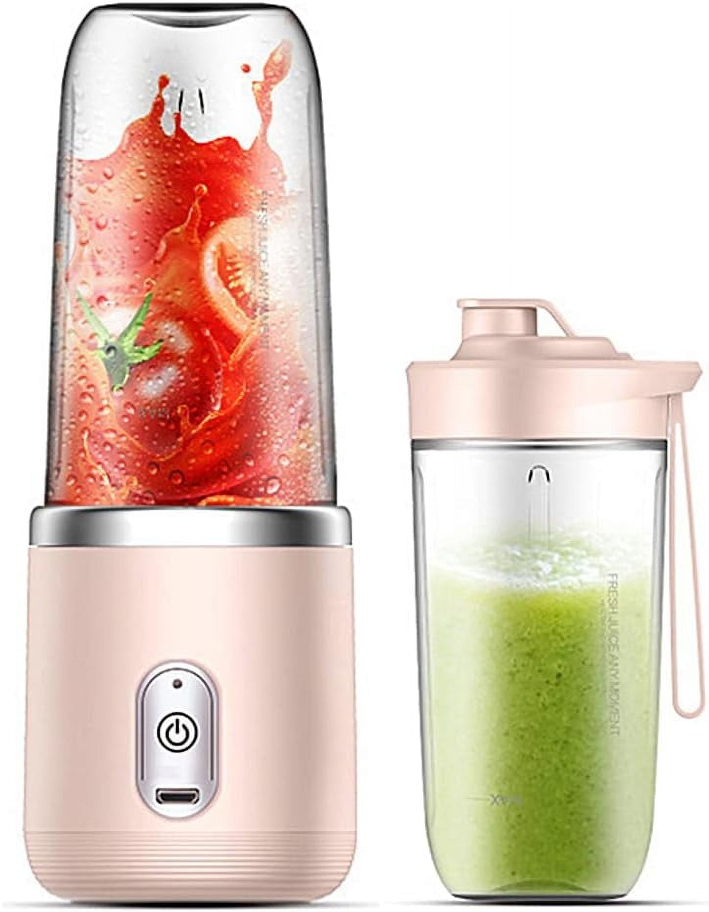 Juice blender Mini mixer 40W quick blender cup personal size rechargeable USB Double cup