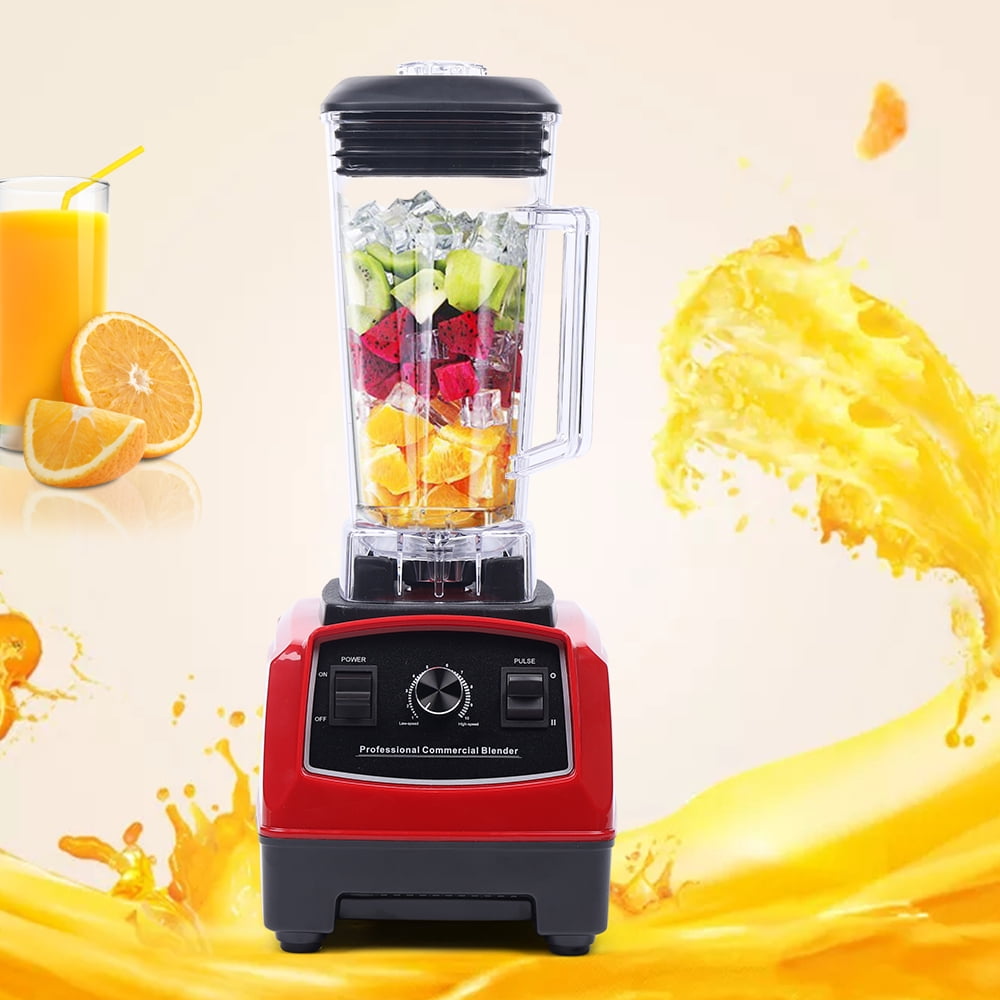 Commercial 2L 1500W Heavy Duty High Speed Blender for Milkshakes, Ice cream, Juice 27000RPM/Min