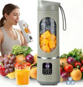 Digital Multimode Juicer Blender - Portable Personal Juicer with Smart LED Display, Diet-Friendly, Leak Proof &amp; Wireless Design for Smoothies Liquid Diet, Shakes &amp; Baby Food