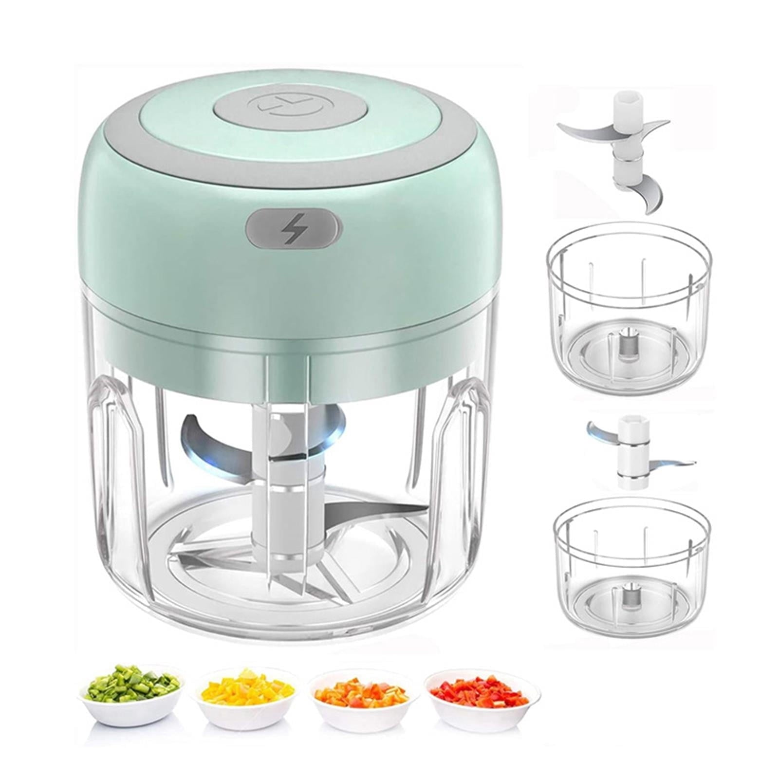 Mini Electric Food Blender 250ml – Small Portable Mixer with Powerful Motor &amp; Stainless Steel Blades, One-Click Operation, Easy to Clean, tpc Rechargeable, for Baby Food, Smoothies, Spices, Meat