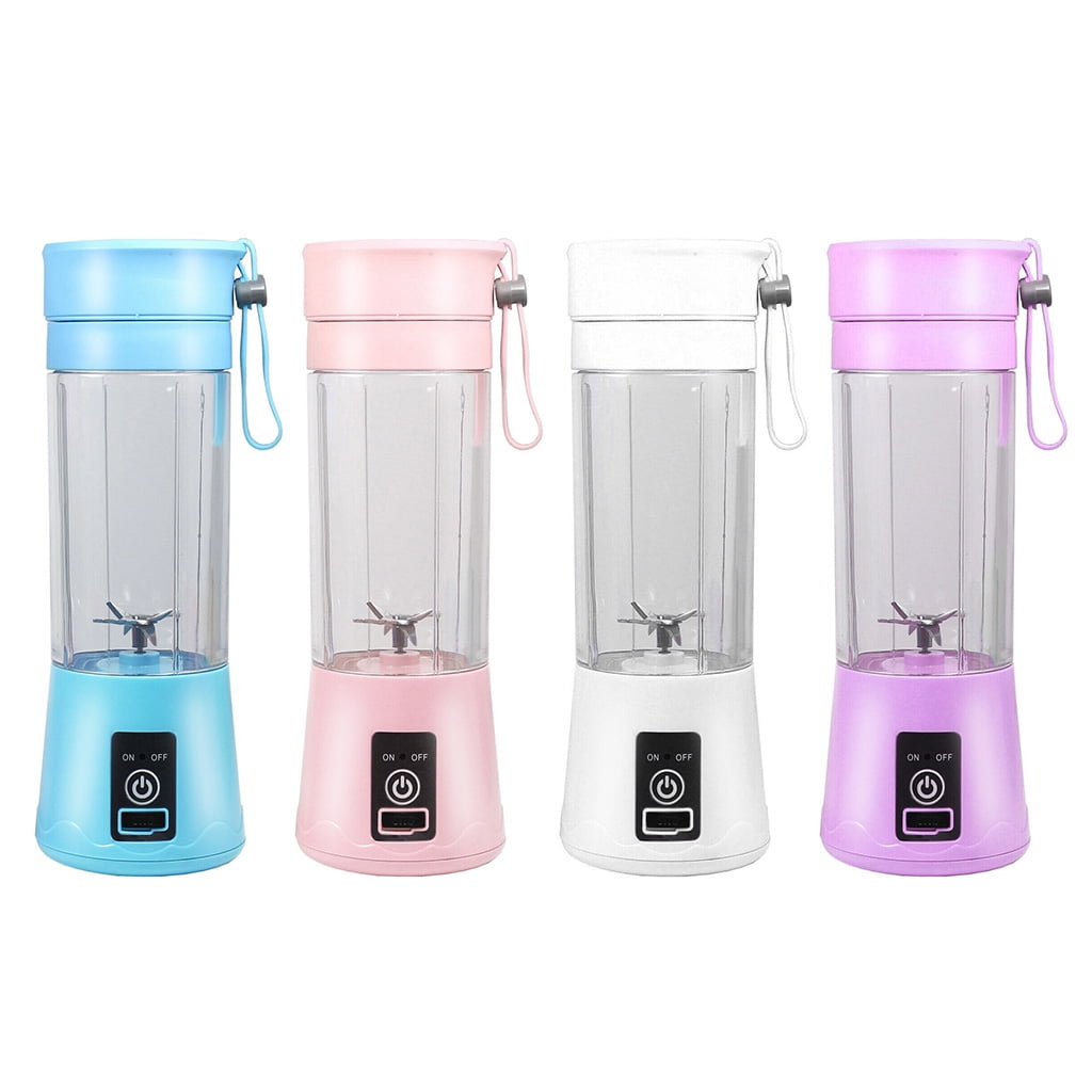 Mini Fruit Juice Mixer with USB Rechargeable,Personal Size Blender for Smoothies and Shakes,White