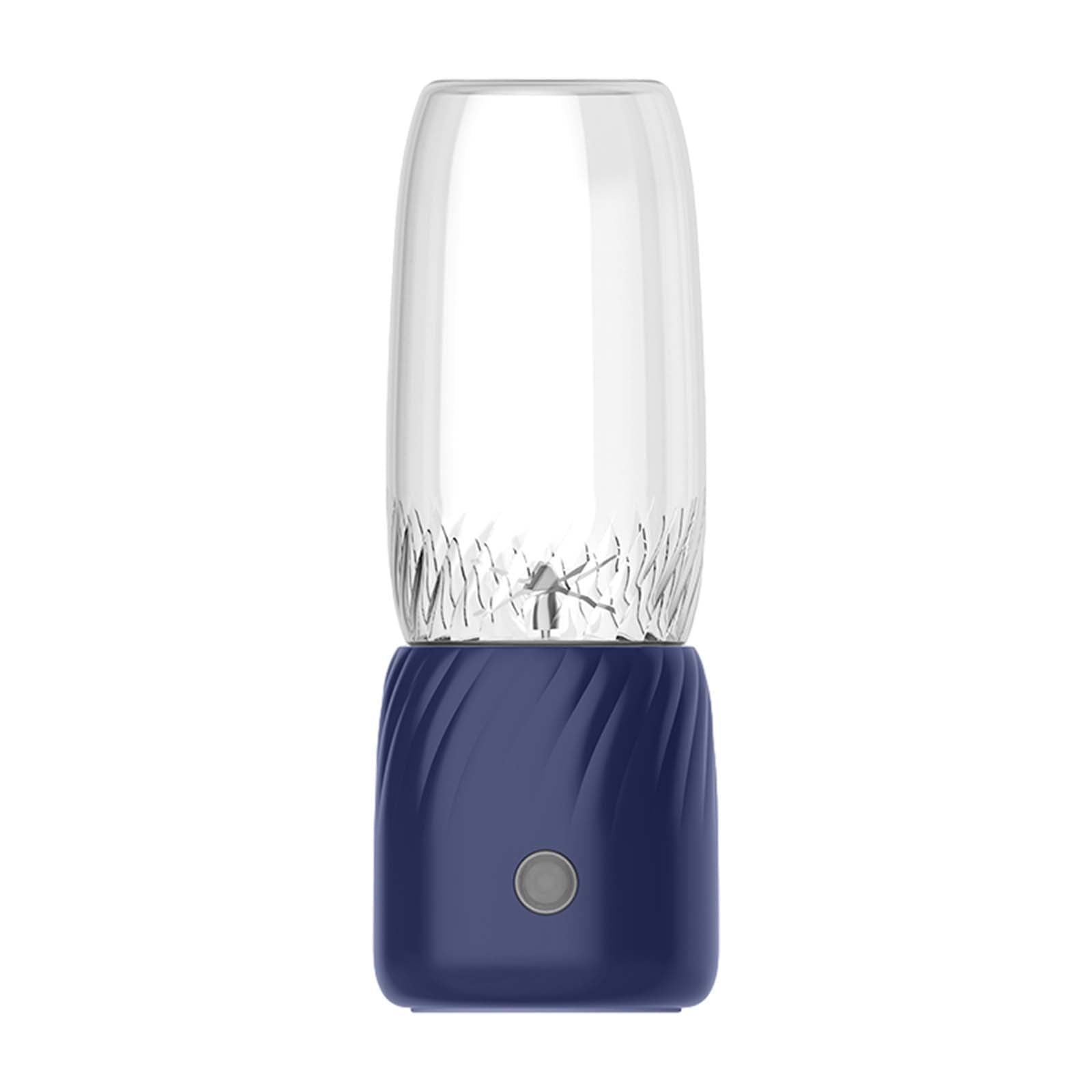 Portable Blender, Personal Size Blender for Shakes and Smoothies with 6 Blades, 10 Oz Mini Blender Cup with Travel Lid and USB Rechargeable for office, Gym, Kitchen