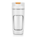 Portable Blender Cup - 20 oz(600ml) Large Capacity, Travel Personal Size Blender for Shakes and Smoothies.High-Speed Multi-Blade Design white