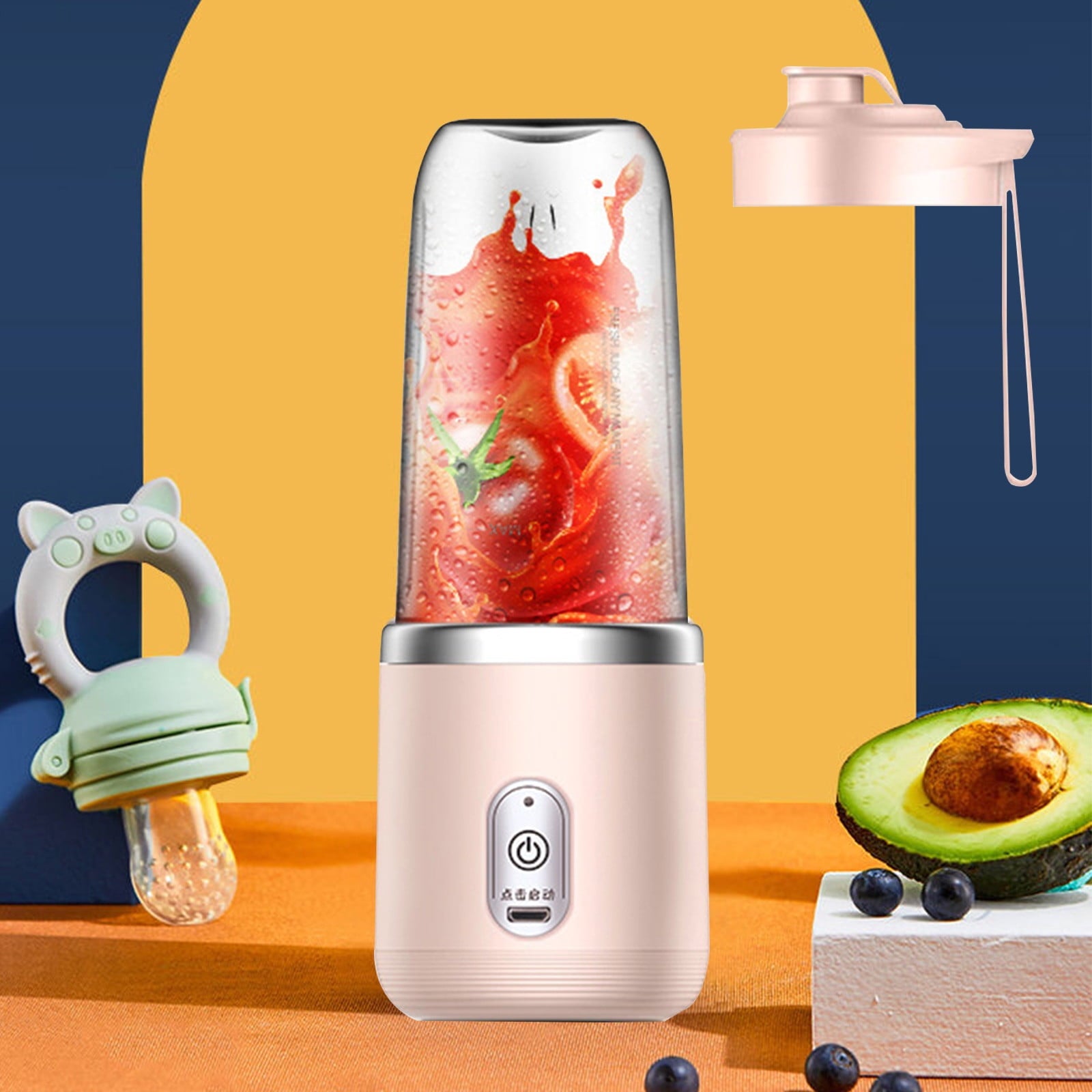 Portable Blenders - Mini Blenders - Handheld Blenders Sport - Small Blenders For Milkshakes And Fruit,Portable Blenders For Travel, Home And Office