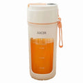 Portable Juicer Electric Blender Multifunction Maker Machine Fruit Extractors Smoothies Mixer 6 Blades 1200mAh Orange
