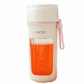 Portable Juicer Electric Blender Multifunction Maker Machine Fruit Extractors Smoothies Mixer 6 Blades 1200mAh Pink