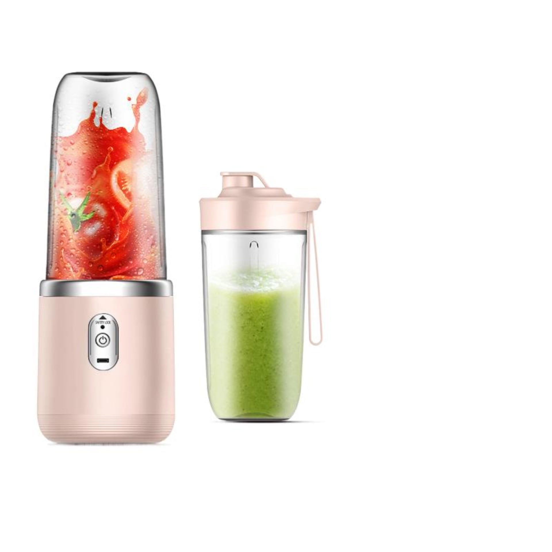 Portable Rechargeable Juicer Cup - Multi-Function Mini Juice Blender for Students and Home Use - New