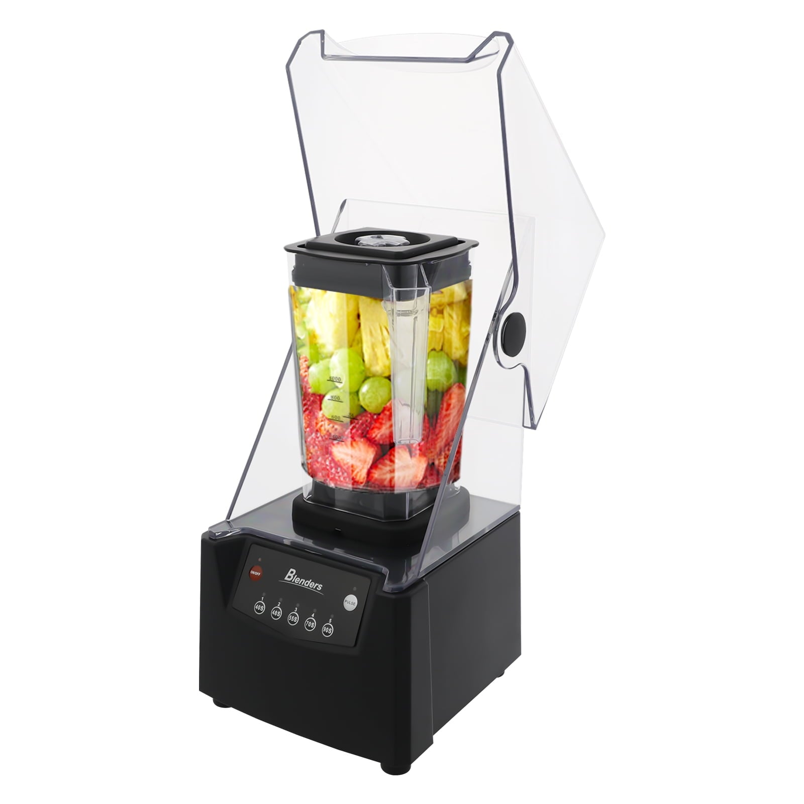 Professional 110V 2200W High Power Quiet Blender 1.8L Soundproof Blender for Shakes, Smoothies &amp; Ice Crushing