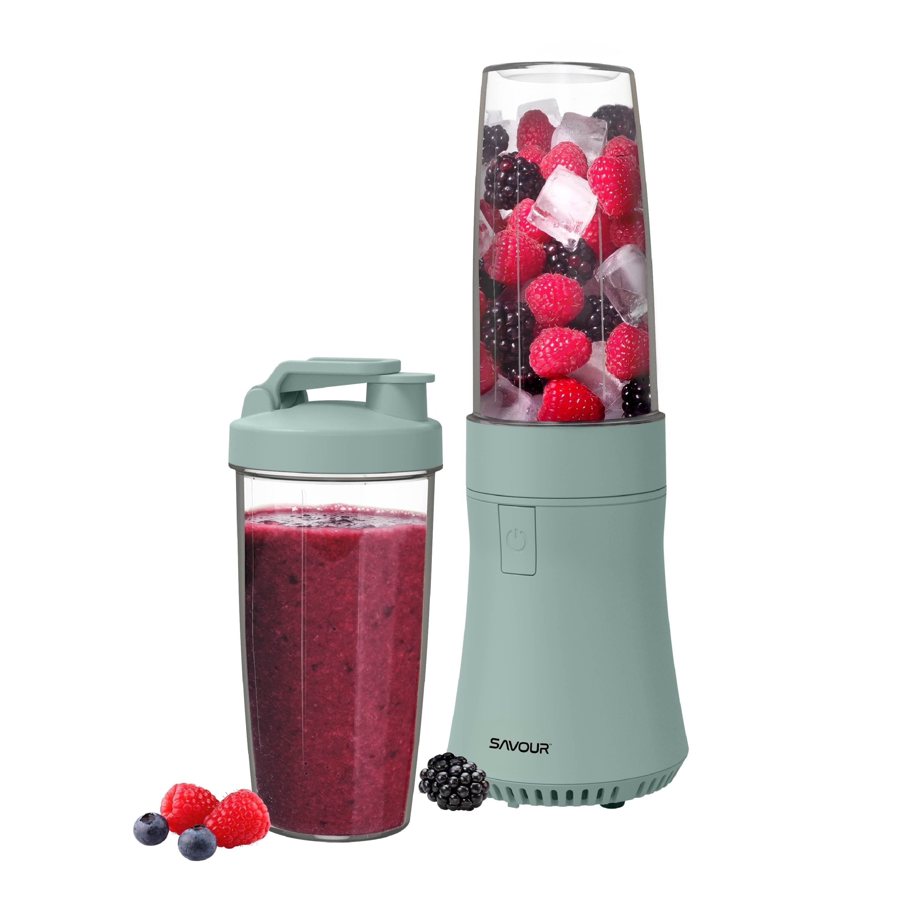 by 300W Mini Smoothie Blender – 18oz. Countertop Mini Blender for Smoothies, Sauces, Cocktails and More