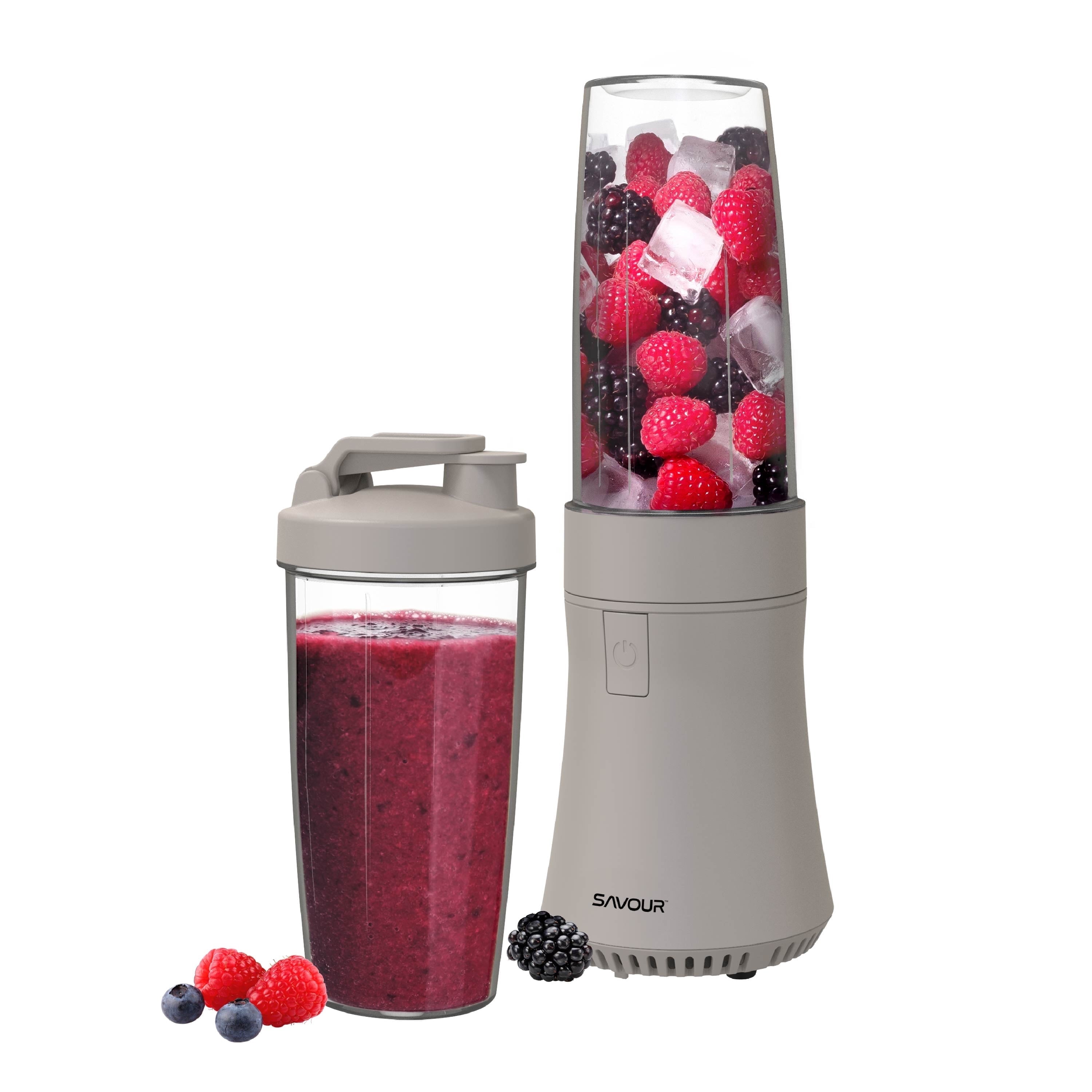 by 300W Mini Smoothie Blender – 18oz. Countertop Mini Blender for Smoothies, Sauces, Cocktails and More