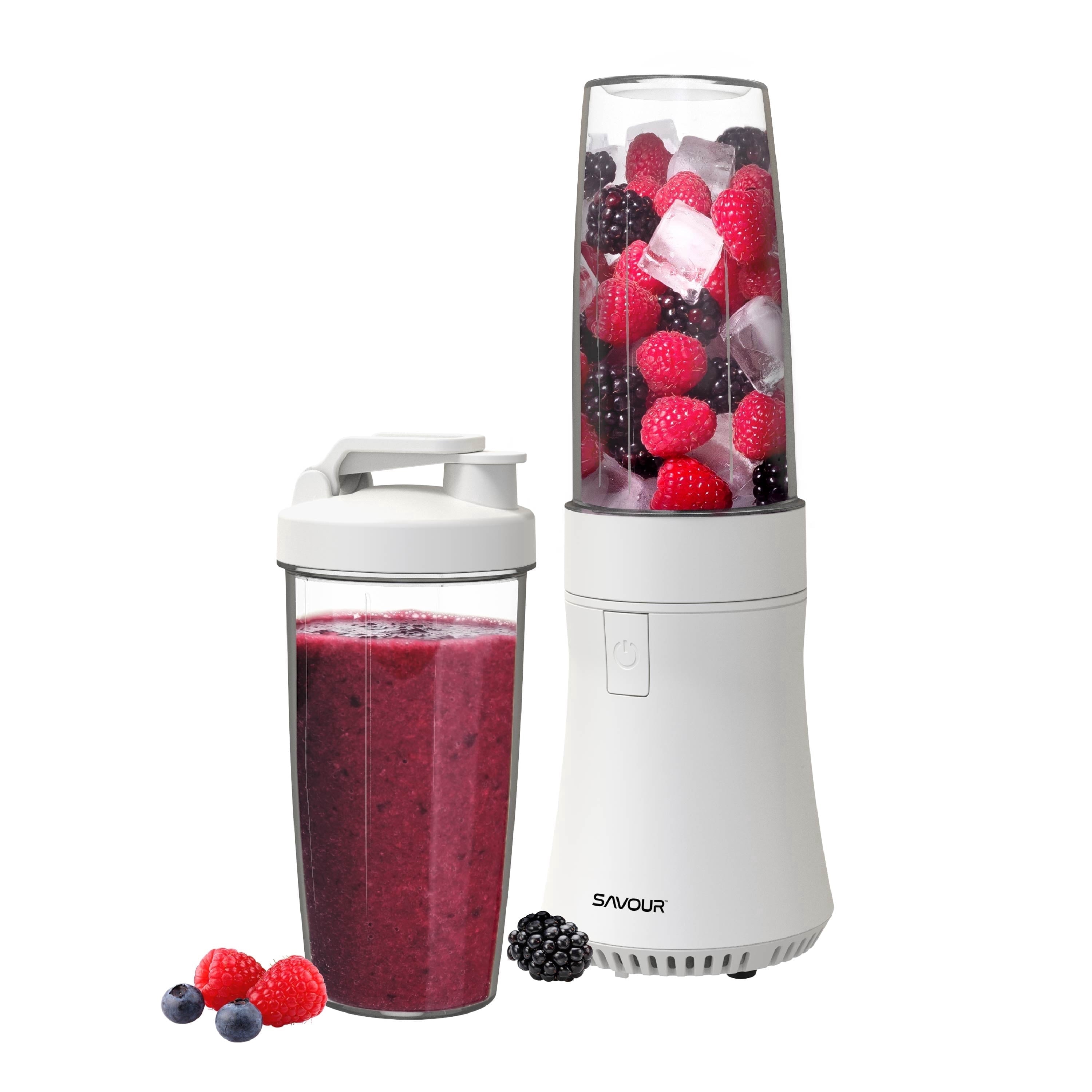 by 300W Mini Smoothie Blender – 18oz. Countertop Mini Blender for Smoothies, Sauces, Cocktails and More
